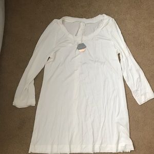 NWT pinkblush ivory top